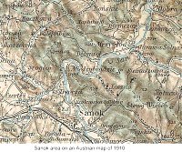 Sanok map 1910 