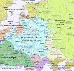 ukraine 1665 map 
