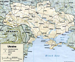 Ukraine map	